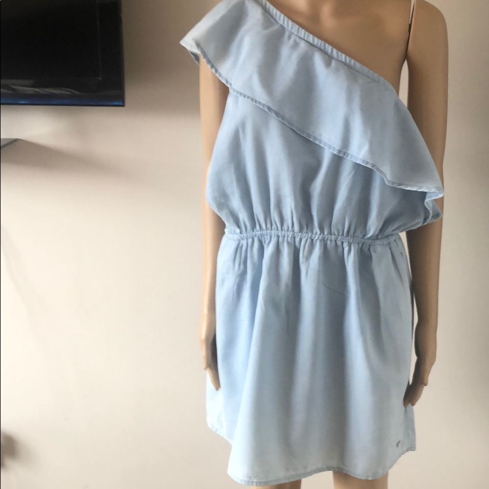 Guess Denim one shoulder of tunic.Size L.